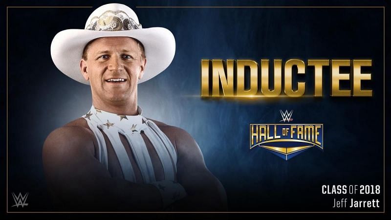 Jeff Jarrett and Kurt Angle were inducted into the WWE Hall of Fame (Credit: WWE)