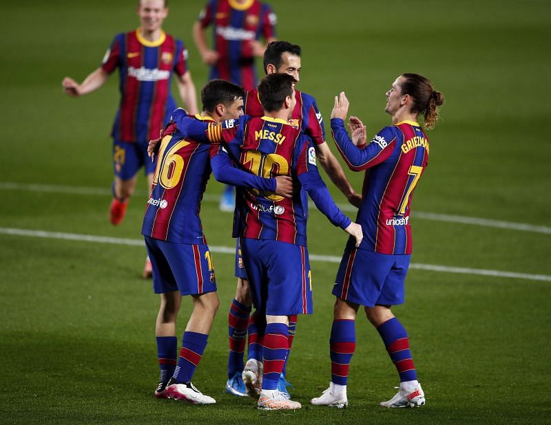 Barcelona won 5-2 against Getafe. (Photo by Eric Alonso/Getty Images)