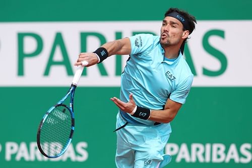 Fabio Fognini at the Rolex Monte-Carlo Masters