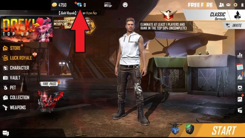 Top Up Free Fire Diamonds - Item4Gamer