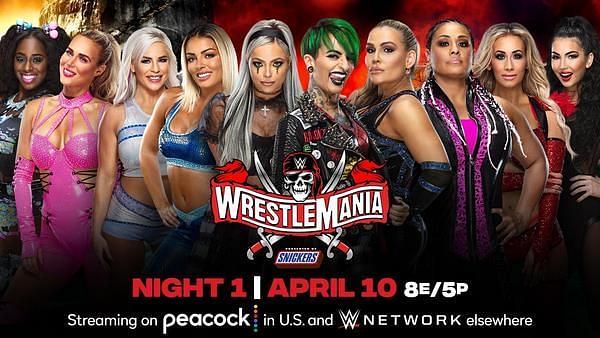 Notice Carmella and Billie Kay on the far right.