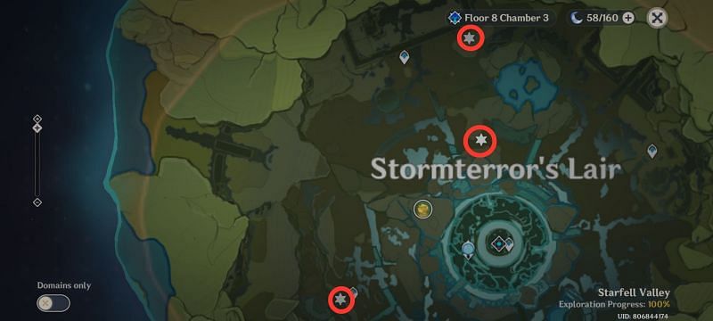 Carrot location in Genshin Impact: Stormterror&#039;s Liar