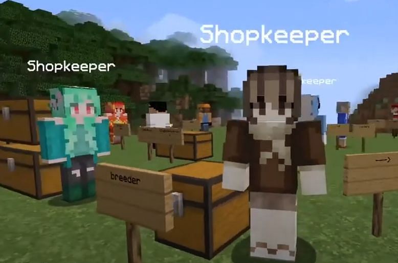 Shopkeepers in Pixelmon