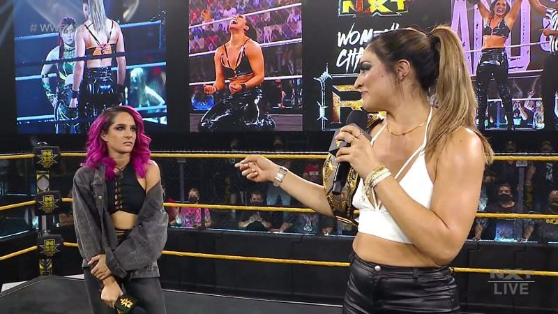 Dakota Kai and Raquel Gonzalez tonight on NXT