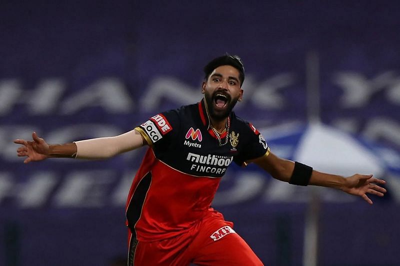 Mohammed Siraj. Pic: IPLT20.COM