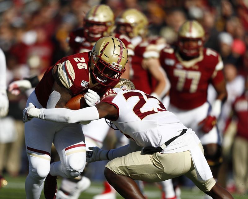 Florida State Safety Hamsah Nasirildeen is a hard-hitting player who loves to line up near the line of scrimmage.