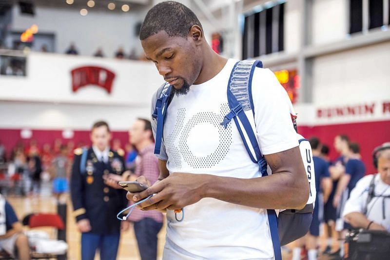 Kevin Durant is one of the most active NBA superstars on Twitter