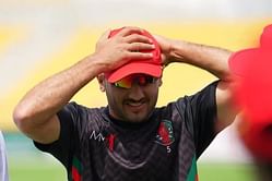 IPL 2021: [Watch] Afghanistan's Fazalhaq Farooqi troubles MS Dhoni and Suresh Raina during practice game