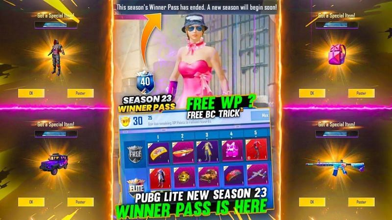  SThe ongoing Winner Pass (Image via JK Gamer - PUBG Mobile Lite, YouTube)