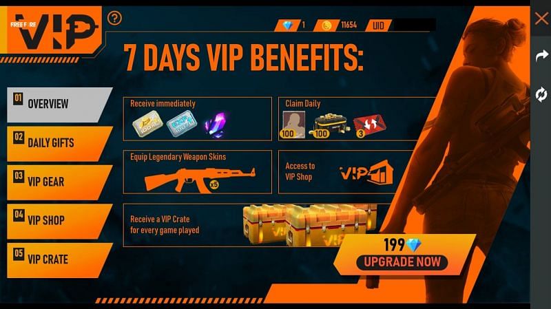 Free Fire to terminate VIP pass