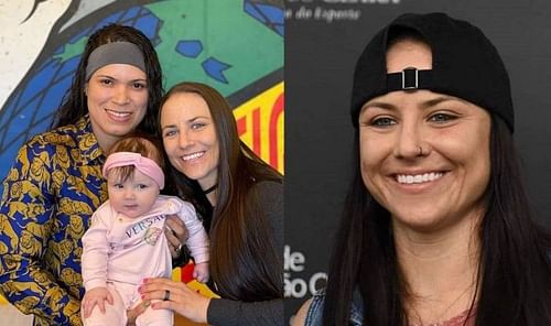 Amanda Nunes, Raegan Ann Nunes, and Nina Nunes