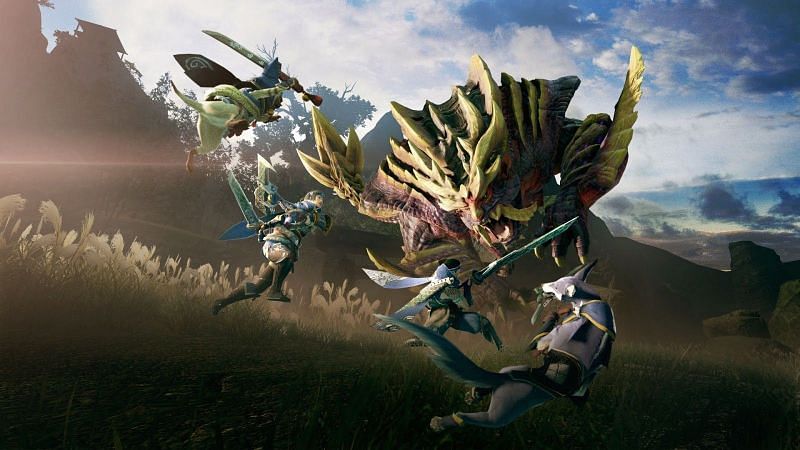 Monster Hunter Rise has an extensive roster of varied monsters (Image from Nintendo)