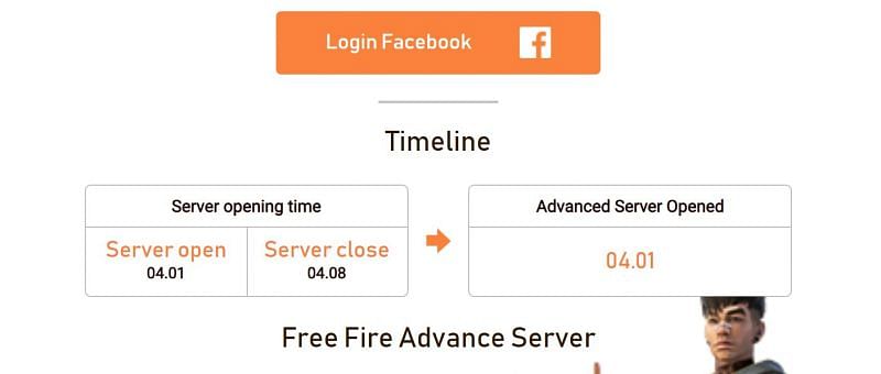 Timeline of the Free Fire OB27 Advance Server