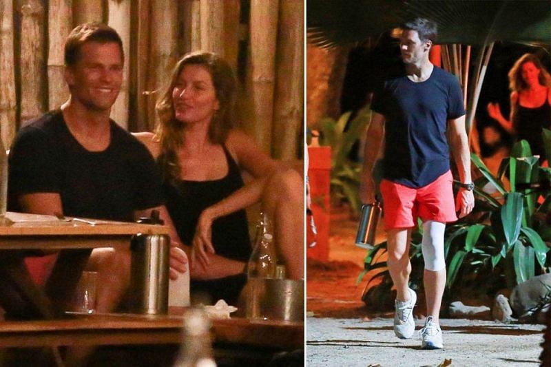 Buccaneers QB Tom Brady on vacation