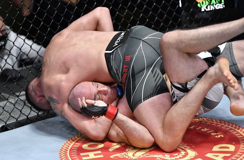 Gerald Meerschaert tied a UFC record with his submission of Bartosz Fabinski last night