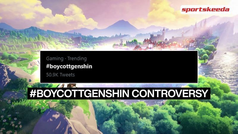 #boycottgenshin continues to trend on social media after fans highlighted a bunch of issues (Image via Sportskeeda)