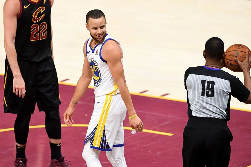 Stephen Curry during the 2018 NBA Finals