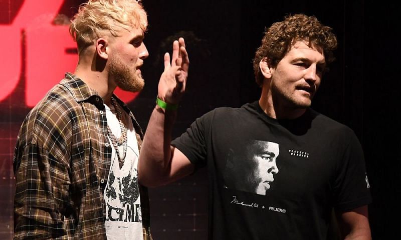 Jake Paul (left); Ben Askren (right)