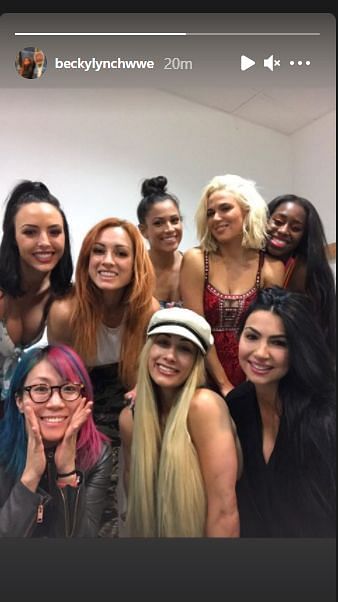 Becky Lynch&#039;s story reacting to The IIconics&#039; release