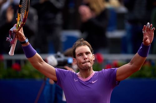 Rafael Nadal at the Barcelona Open