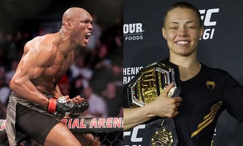 Kamaru Usman (left); Rose Namajunas (right)