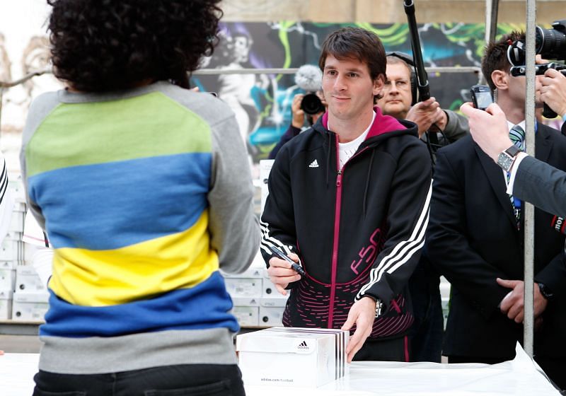 Adidas Bring Lionel Messi To London
