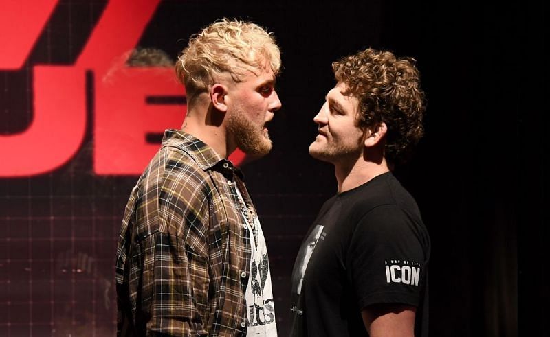 Jake Paul (left); Ben Askren (right)