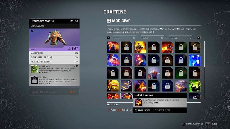 Outriders crafting guide: Armour Tier Mods (Image via ITZ JIMBO, YouTube)