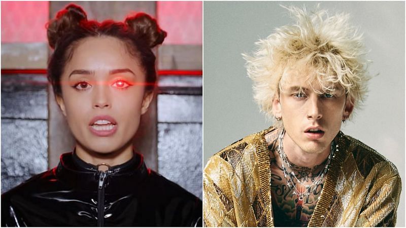 Valkyrae received an unexpected facetime call from MGK recently