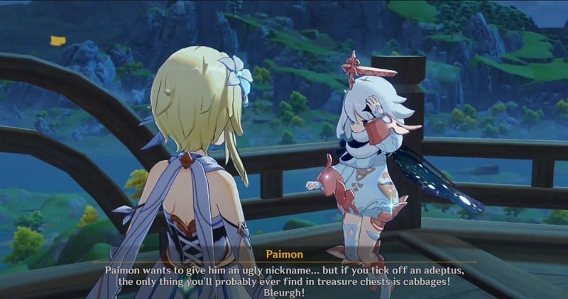 Paimon takes issue with Xiao (Image via Shrimp DL, YouTube)