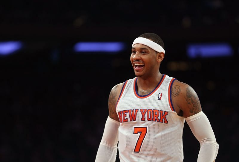 Carmelo Anthony with the New York Knicks in 2012