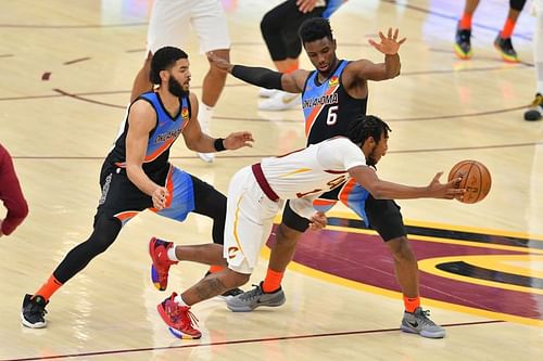 Cleveland's Darius Garland gets double-teamed