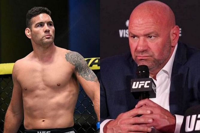 Dana White reacts to Chris Weidman's injury by pointing out how Uriah Hall made UFC history