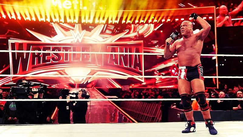 Kurt Angle has named his most desired WrestleMania opponents (Credit: WWE)