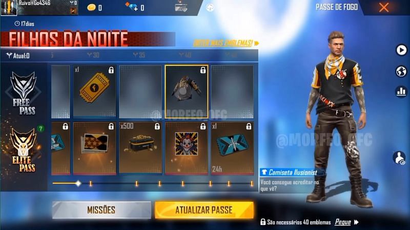 New Vest (Image via Morfeo FF / Youtube)