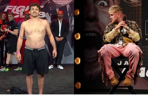 Ben Askren at the weigh ins. (Askren's image credit: @Benaskren via Twitter)