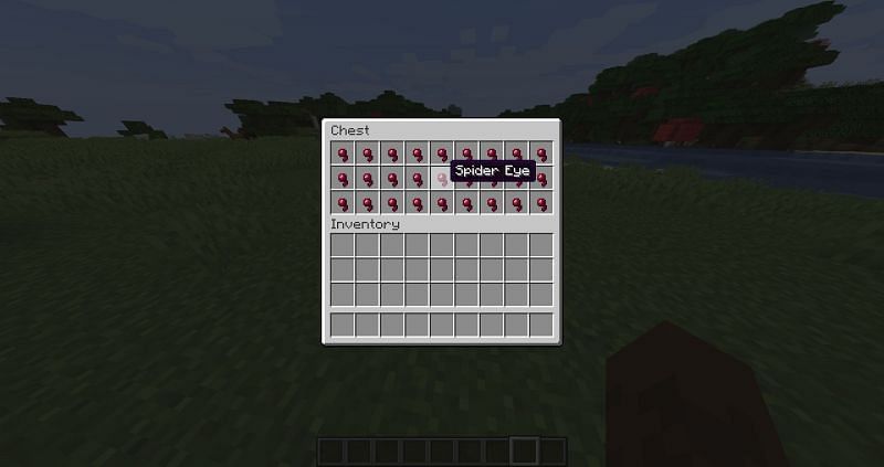 A spider eye is a poisonous food and brewing item in Minecraft (Image via Minecraft)