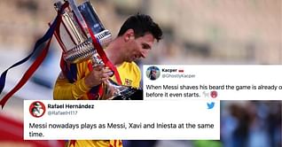 Twitter explodes as Lionel Messi inspires Barcelona to 4-0 victory over Athletic Bilbao in Copa del Rey final