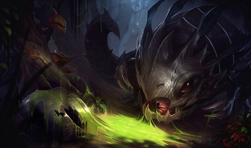 The Classic Kog&#039;Maw splash art (Image via Riot Games - League of Legends)