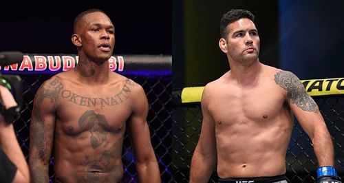 Israel Adesanya (Left) and Chris Weidman (Right)