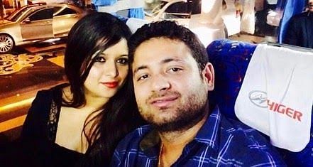 Piyush Chawla with wife Anubhuti Chauhan