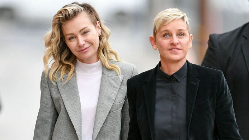 Ellen DeGeneres speaks out about wife Portia De Rossi&#039;s emergency after weed consumption (image via Getty)