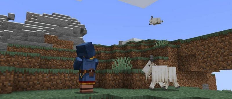 One of the biggest features that have been added to Minecraft with Snapshot 21w13a is goats (Image via Minecraft.net)