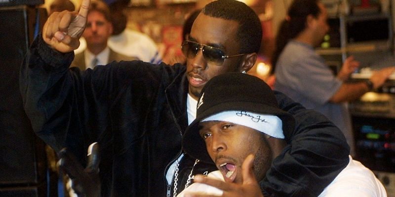 P. Diddy and Black Rob (Image via Highsnobeity)