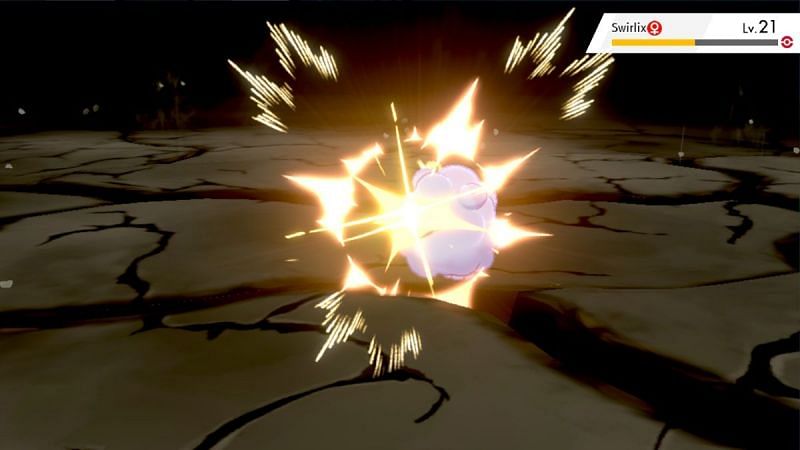 A Pokemon getting hit by Earthquake (Image via The Pokemon Company)