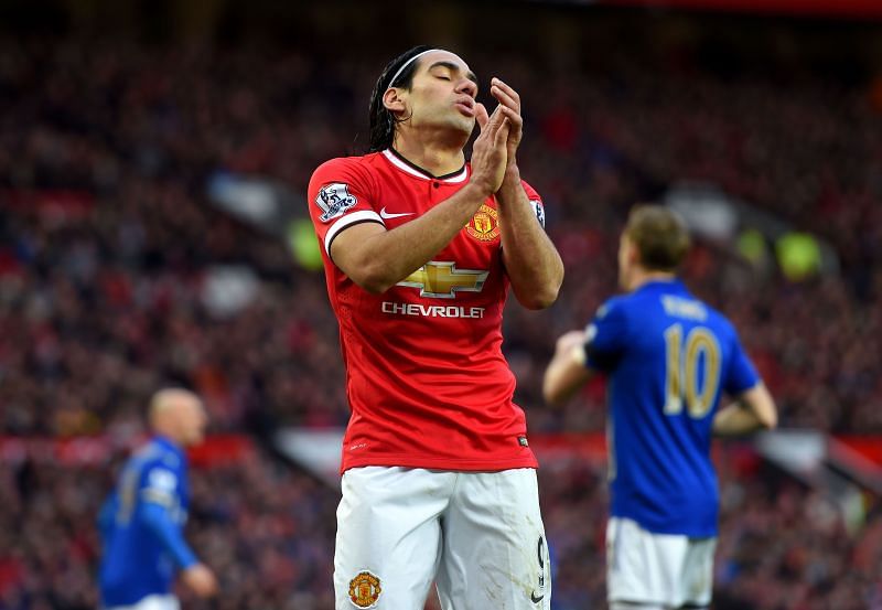 Falcao was signed to lead the attack at Old Trafford