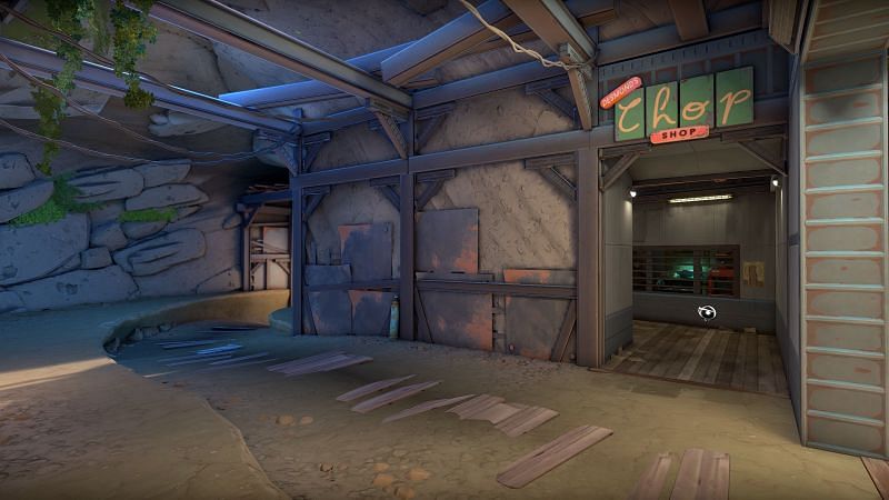 One part of the new Breeze map in Valorant (Image via Riot Games)
