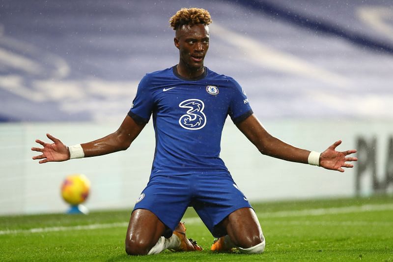Tammy Abraham is frustrated at Chel