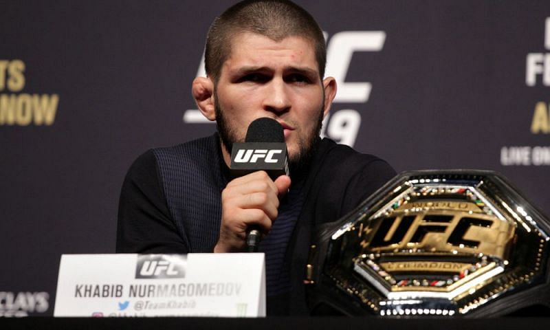 Khabib Nurmagomedov seems to be a fan of a former UFC champion whom he was meant to fight.