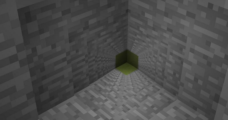 Diagonal mines Minecraft (Image via Reddit)